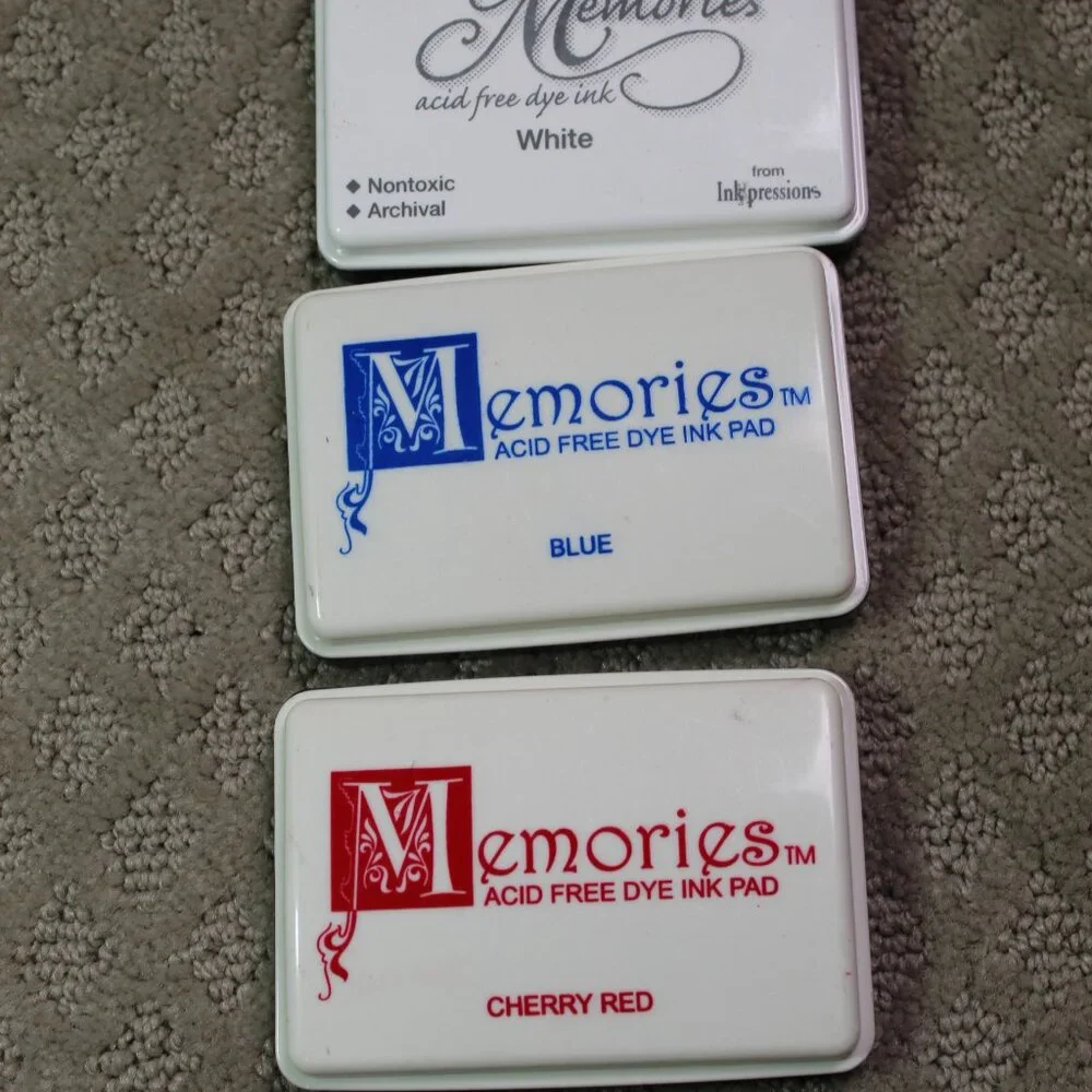 Crafter's Lot of Various Brands 10 Inks, Stampin' Up Watercolor Palette & Pens